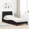 vidaXL Bett mit Matratze "Hanko" Schwarz 90x190 cm Stoff 3310498 Bild 3