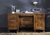 Schreibtisch Sheesham 150x70x75 braun lackiert NEW BOSTON #205 Bild 2