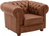 Sofagarnitur 3-2-1 Kalea Echtleder (Antikoptik) cognac Bild 2