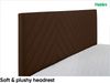 MEBLINI Boxspringbett MALTESE 140x200 cm mit Bettkasten – H3/Dunkelbraun Samt Polsterbett - Gepolstert Doppelbett mit Matratze und Topper - Polsterbett mit Stauraum - Bett mit Kopfteil – Stauraumbett Bild 5