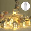 Quntis LED-Lichterkette 150cm Lichterkette Licht Deko Geschenk batteriebetrieben, 1,5 Meter Lichterkette Warmweiß für Innen/Außen Hausbett Bunt Deko Bild 2
