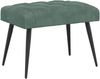 vidaXL Bank mit Knopfheftung Meergrün 60 x 40 x 45 cm Samt 42038554 Bild 2