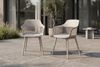 KAWOLA Gartenstuhl ALTEA Outdoor Kunststoff beige mit Kissen 84 x 54 x 59 cm Bild 5