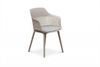 KAWOLA Gartenstuhl ALTEA Outdoor Kunststoff beige mit Kissen 84 x 54 x 59 cm Bild 3