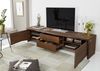 TV-Board Akazie 220x45x50 braun lackiert PURE ACACIA #804 Bild 5