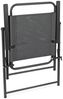 6er Garten-Set Peipom - Metall, Glasplatte, inkl. Sonnenschirm, Anthrazit, 4 Stühle Bild 2
