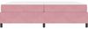 vidaXL Bettrahmen mit Matratze Rosa 200 x 200 cm Stoff 3399089 Bild 5
