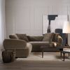 Bronx71 Ecksofa Palermo Samt braun links Bild 2
