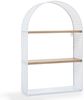 Wandregal Jäller 53x35x14 cm Weiß [en. casa] Bild 2