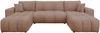 Wohnlandschaft Furyn U Boucle (Farbe: Coral 45) Bild 2