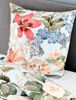Bierbaum Mako-Satin Bettwäsche 135x200 Blüten Blumen Lilien Rosen bleu 5313-20 Bild 2