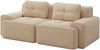 Boneless Modular Sofa,modernes Sofa für Wohnzimmer mit Tiefsitz bequemes Corduroy-Cloud-Sofa Loveseat-Kleinsofa Schlafsofa,Corduroy,Beige, Bild 4