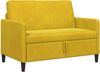 vidaXL Sofa mit Stauraum Gelb 122 x 78 x 87 cm Polyester 42036912 Bild 2