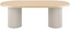 Esstisch >Solva< in Sand / Natur, MDF, Eschenfurnier - 220x75x100cm (BxHxT) Bild 3