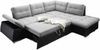 Bega Ecksofa rechts JAKARTA mit Schlaffunktion schwarz silver Bild 4