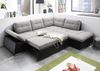 Bega Ecksofa rechts JAKARTA mit Schlaffunktion schwarz silver Bild 2
