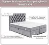 Best for Home Boxspringbett mit Bettkasten Trinity K-14 Bonellfederkern inkl. 7 cm Topper (140x200 160x200 180x200 200x200 cm), mit o. ohne Kopfteil, Flexible Liefermöglichkeiten, Handwerksqualität Bild 5