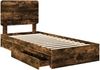 vidaXL Aufbewahrungsbett Geräucherte Eiche 100 x 200 cm Holzwerkstoff 3412718 Bild 5
