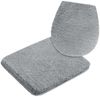 OTTO home Badematte Merida, Badvorleger, Badezimmer Teppich, Höhe 32 mm, rutschhemmend beschichtet, schnell trocknend, strapazierfähig, fußbodenheizungsgeeignet, Kunstfaser, 2-tlg. Hänge-WC Set, Badteppich, Uni Farben, rechteckig, rund & als 2-tlg. Set... Bild 2