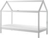 Hausbett 90x200 cm Kiefernholz Weiß Bild 5