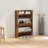 vidaXL Schuhschrank mit Regal Altholz 60 x 18 x 90 cm Holzwerkstoff 875146 Bild 4