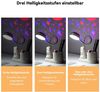 Novzep LED Nachtlicht LED-Stifthalterleuchte Schreibtischlampe,Kinder Nachttischlampe, mit dimmbare Projektion verstellbarer Lichtmast Bild 4