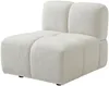 Vente-unique - CARLIVI Sofa Stoff Weiß - B 170 cm x H 73 cm x L 288 cm Bild 4