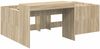 vidaXL Bettrahmen mit Tunnel mit Regal 3 Stk. Sonoma Eiche und Blau 3423649 Bild 4