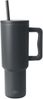 Simple Modern Thermobecher mit Strohhalm und Griff | Isolierter Edelstahl-Trinkbecher Eiskaffee-Reisebecher | Geschenke für Frauen und Männer | Trek | 1180ml | Graphite Bild 1