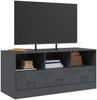 vidaXL TV-Schrank Anthrazit 99x39x44 cm Stahl 841735 Bild 4