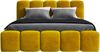 A&J MöbelLand 'Sonic' Polsterbett, Polyester, Bernesteigraun, 180 x 200, mit Lattenrost, mit Bettkasten Bild 3