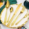 KingLux Besteck-Set 40teilig Elegant Besteck Set 8 Personen Edelstahl poliert glänzend (40-tlg), 8 Personen, Edelstahl Bild 3