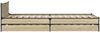 vidaXL Bettgestell mit Schubladen Sonoma-Eiche 75x190 cm Holzwerkstoff 3279973 Bild 5