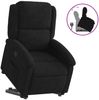 vidaXL Relaxsessel mit Aufstehhilfe Schwarz Samt 3204306 Bild 2
