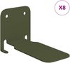 vidaXL Schwebendes Regal mit Regal 8 pcs Olive Grün 6 x 10,8 x 6,6 cm 8004069 Bild 4