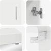 vidaXL Badezimmermöbel-Set TULUM 3 pcs Hochglanz Weiß 60 x 34 x 63 cm 3398028 Bild 4