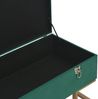 vidaXL Bank mit Staufach 105 cm Grün Samt 247570 Bild 5