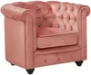 Vente-unique - Sessel - Samt - Rosa - CHESTERFIELD Bild 5