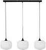 Vente-unique - GLENORA Hängelampe Kronleuchter und Deckenlampe Metall Schwarz - B 25 cm x H 128 cm x L 99 cm Bild 2