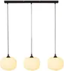 Vente-unique - GLENORA Hängelampe Kronleuchter und Deckenlampe Metall Schwarz - B 25 cm x H 128 cm x L 99 cm Bild 3