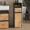 Midischrank Majest Anthrazit/Artisan 30.2 x 96.3 cm mit Schublade und Tür Vicco Bild 3