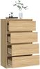 vidaXL Sideboard Sonoma-Eiche 60x35x98,5 cm Holzwerkstoff 800534 Bild 5