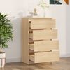 vidaXL Sideboard Sonoma-Eiche 60x35x98,5 cm Holzwerkstoff 800534 Bild 3