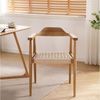LIM HOME Esszimmerstuhl SW010 (Packung, 2 St), FSC®Eichenholzrahmen mit Sitzfläche aus Papierseil, einfache Montage Bild 4