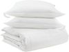 vidaXL Bettdecken Set mit Kissen 3 pcs Weiß Daunenfeder 3377011 Bild 2
