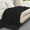 vidaXL Wohndecken 6 pcs Schwarz 220 x 240 cm Fleece 42016811 Bild 3