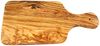 Olivenholz-erleben Frühstücksbrett Frühstücksbrett mit Griff aus Olivenholz 30 x 15 cm, (1-St), schöne Maserung, jedes Brett ein Unikat, handgefertigt Bild 2