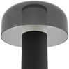 EGLO Tischleuchte Ponente Tischlampe, Nachtischlampe, Metall und Kunststoff, IP44, Lampe, Dimmfunktion, USB-Anschluss mit Ladefunktion, LED fest integriert, Kaltweiß, Neutralweiß, Warmweiß, Tischleuchte - H20 x Ø16 cm - schwarz - 2,25W inkl. Bild 3