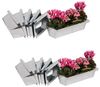UNUS GARDEN Blumenkasten Blumenkasten mit Kante für Paletten (12 St), Pflanzgefäße für Europaletten, Garten oder Balkon Bild 4