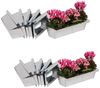 UNUS GARDEN Blumenkasten Blumenkasten mit Kante für Paletten (12 St), Pflanzgefäße für Europaletten, Garten oder Balkon Bild 5